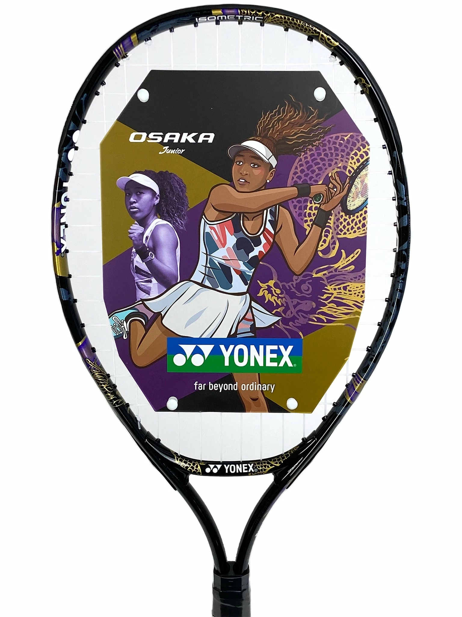 Yonex OSAKA Junior 23" Strung Gold Purple (01NOJ23GE) 4 Yonex OSAKA Junior 23" Strung Gold Purple (01NOJ23GE) - Image 2