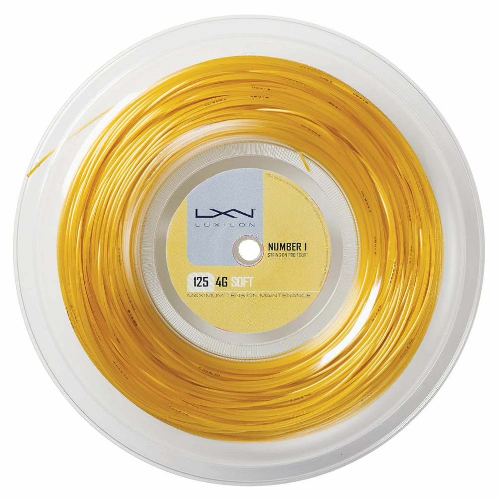Luxilon Reel 4G Soft 125/16L Gold (200M) 3 Luxilon Reel 4G Soft 125/16L Gold (200M)