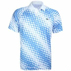 Lacoste Men's Short Sleeved Ribbed Collar Shirt DH5174-52-GA7