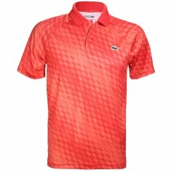 Lacoste Men's Short Sleeved Ribbed Collar Shirt DH5174-52-WI9