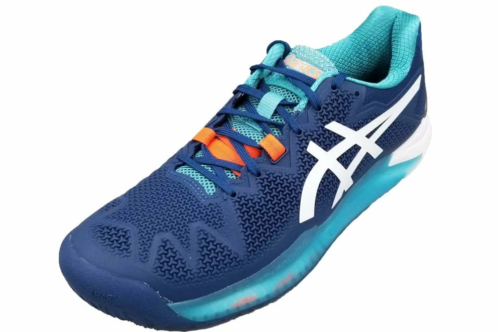 Asics Men's Gel-Resolution 8 1041A079-401 Mako Blue/White 3 Asics Men's Gel-Resolution 8 1041A079-401 Mako Blue/White