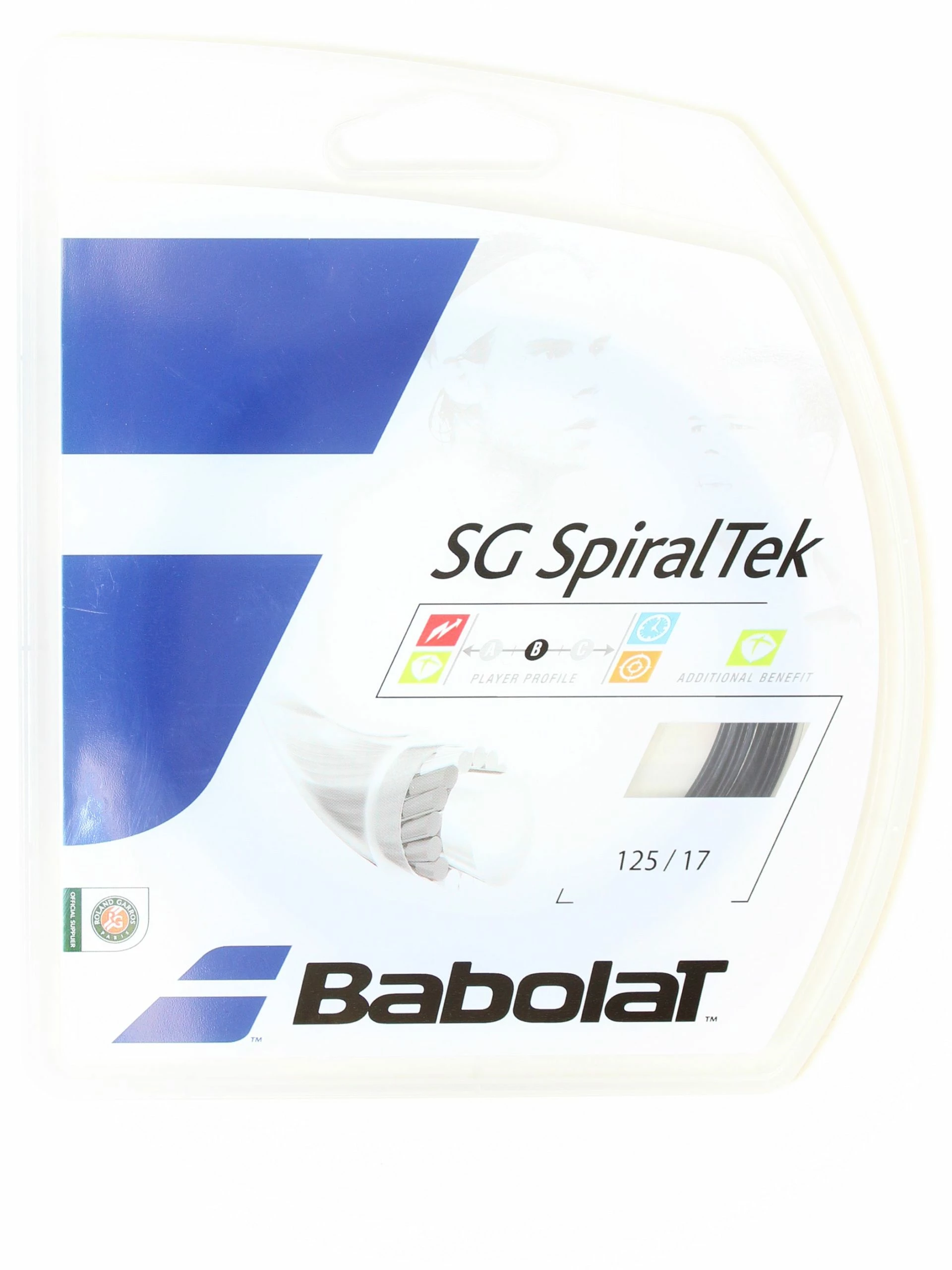 Babolat SG Spiraltek 125/17 Black 3 Babolat SG Spiraltek 125/17 Black