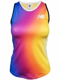 New Balance Women's Printed Tournament V-Neck Tank WT21435