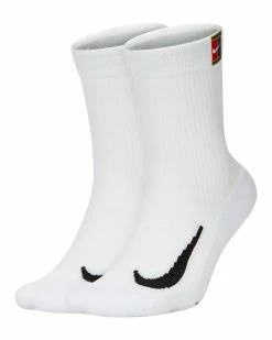 Nike Court Multiplier Cushioned Crew Socks SK0118 (2 Pairs) White