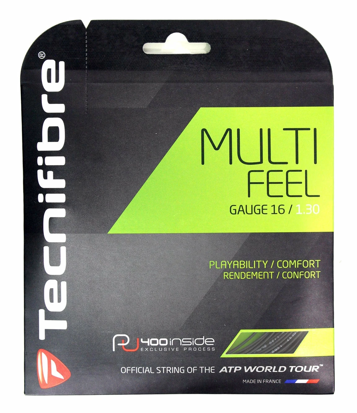 Tecnifibre MultiFeel 130/16 Black 3 Tecnifibre MultiFeel 130/16 Black