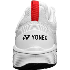 Yonex Men's Power Cushion Sonicage 3 White/Red -Deals Men Shoes Store yonex sonicage 3 114 3