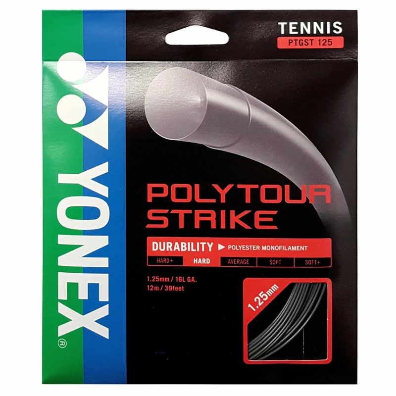 Yonex Polytour Strike 125 Black 3 Yonex Polytour Strike 125 Black
